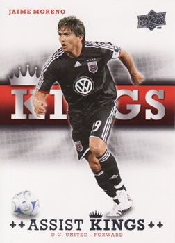 2008 Upper Deck MLS - Assist Kings #AK-7 Jaime Moreno Front