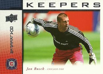 2008 Upper Deck MLS - Keepers #KP-1 Jon Busch Front
