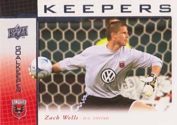 2008 Upper Deck MLS - Keepers #KP-6 Zach Wells Front