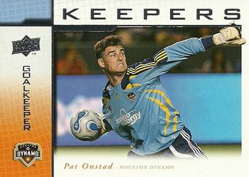 2008 Upper Deck MLS - Keepers #KP-7 Pat Onstad Front