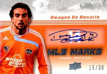 2008 Upper Deck MLS - MLS Marks #MK-10 Dwayne De Rosario Front