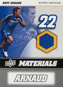 2008 Upper Deck MLS - MLS Materials #MM-6 Davy Arnaud Front