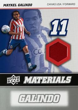 2008 Upper Deck MLS - MLS Materials #MM-21 Maykel Galindo Front