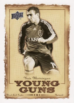 2008 Upper Deck MLS - Young Guns #YG-10 Yura Movsisyan Front