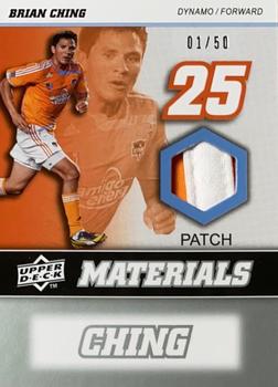 2008 Upper Deck MLS - MLS Materials Patch Parallel #MM-1 Brian Ching Front
