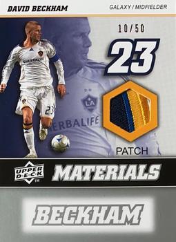 2008 Upper Deck MLS - MLS Materials Patch Parallel #MM-7 David Beckham Front