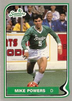 1987-88 Pacific MISL #10 Mike Powers Front