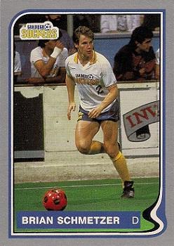 1987-88 Pacific MISL #62 Brian Schmetzer Front