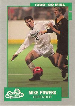 1988-89 Pacific MISL #101 Mike Powers Front