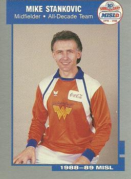 1988-89 Pacific MISL #10 Mike Stankovic Front