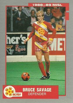 1988-89 Pacific MISL #56 Bruce Savage Front