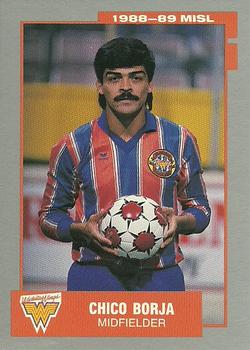 1988-89 Pacific MISL #80 Chico Borja Front