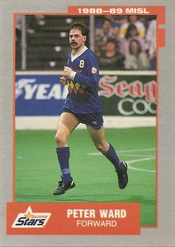 1988-89 Pacific MISL #34 Peter Ward Front