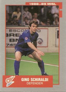 1988-89 Pacific MISL #44 Gino Schiraldi Front