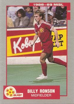 1988-89 Pacific MISL #62 Billy Ronson Front