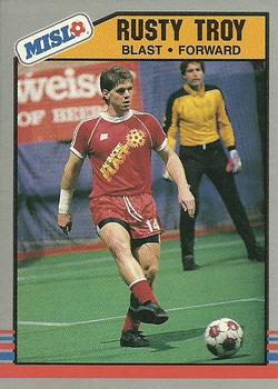 1989-90 Pacific MISL #30 Rusty Troy Front