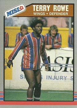 1989-90 Pacific MISL #54 Terry Rowe Front