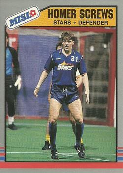 1989-90 Pacific MISL #78 Homer Screws Front