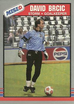 1989-90 Pacific MISL #82 David Brcic Front