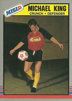 1989-90 Pacific MISL #98 Michael King Front