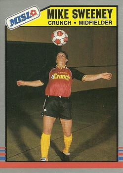 1989-90 Pacific MISL #102 Mike Sweeney Front