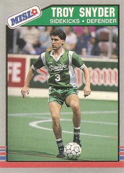 1989-90 Pacific MISL #24 Troy Snyder Front
