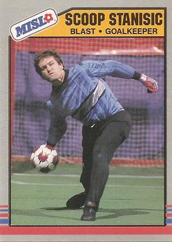 1989-90 Pacific MISL #34 Scoop Stanisic Front