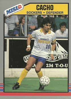 1989-90 Pacific MISL #4 Cacho Front