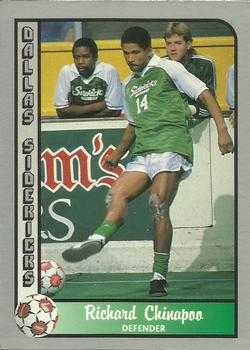 1990-91 Pacific MSL #129 Richard Chinapoo Front