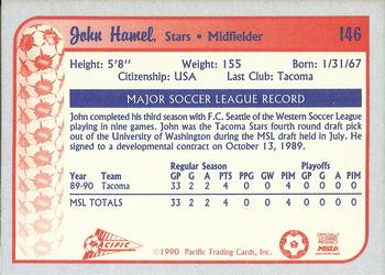 1990-91 Pacific MSL #146 John Hamel Back