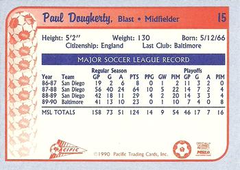 1990-91 Pacific MSL #15 Paul Dougherty Back