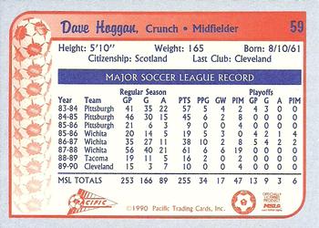 1990-91 Pacific MSL #59 David Hoggan Back