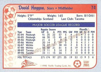 1990-91 Pacific MSL #74 David Hoggan Back