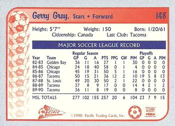 1990-91 Pacific MSL #148 Gerry Gray Back