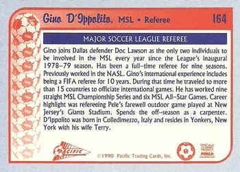 1990-91 Pacific MSL #164 Gino D'Ippolito Back