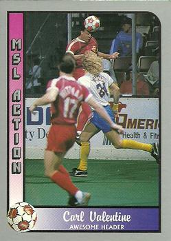 1990-91 Pacific MSL #209 Carl Valentine Front