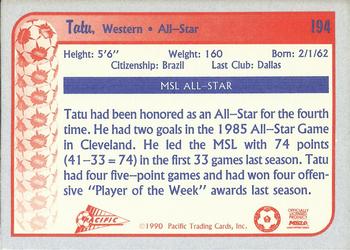 1990-91 Pacific MSL #194 Tatu Back