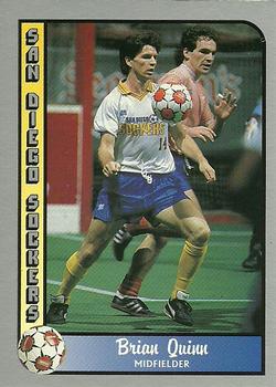 1990-91 Pacific MSL #1 Brian Quinn Front