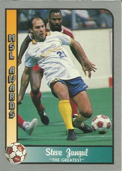 1990-91 Pacific MSL #220 Steve Zungul Front