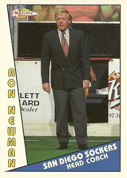 1991-92 Pacific MSL #18 Ron Newman Front