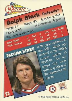 1991-92 Pacific MSL #23 Ralph Black Back