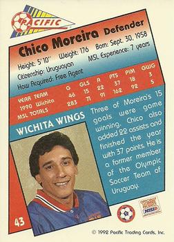 1991-92 Pacific MSL #43 Chico Moreira Back