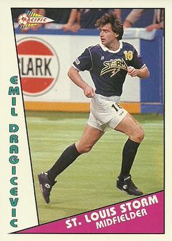 1991-92 Pacific MSL #122 Emil Dragicevic Front