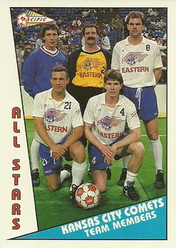 1991-92 Pacific MSL #155 All Stars Front