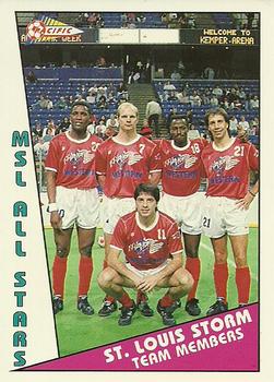1991-92 Pacific MSL #156 MSL All Stars Front