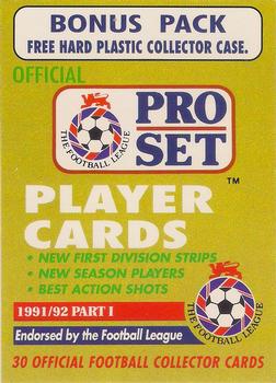 1991-92 Pro Set (England) #NNO Header / 1991-92 Pro Set File - Bonus Pack Front