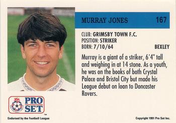 1991-92 Pro Set (England) #167 Murray Jones Back