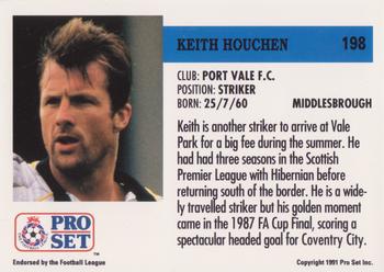 1991-92 Pro Set (England) #198 Keith Houchen Back