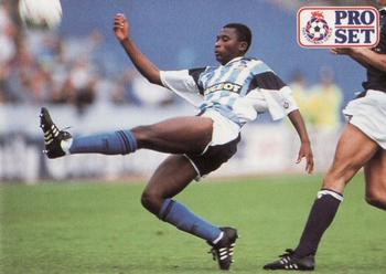 1991-92 Pro Set (England) #254 Peter Ndlovu  Front