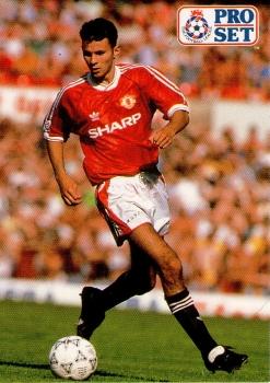 1991-92 Pro Set (England) #294 Ryan Giggs  Front